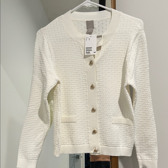 H&M Sweaters - BNWT white sweater cardigan